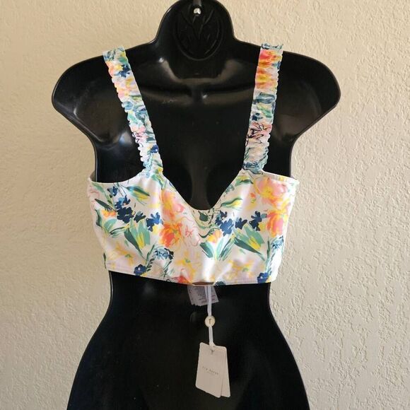 NWT Ted Baker London Malray Bikini Top - Picture 4 of 9